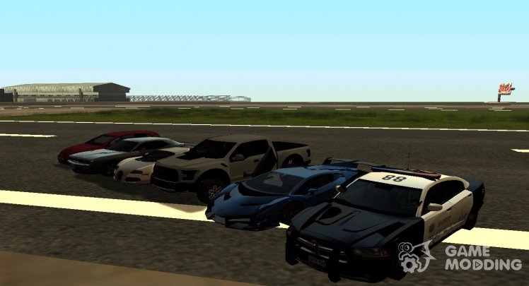 PACK RACING AND SPORTS CARS IN THE STYLE OF SA