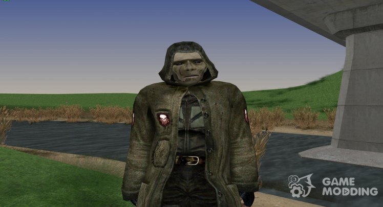 A member of the group Dark stalkers from S. T. A. L. K. E. R V. 11