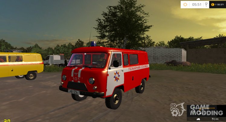 UAZ 3909 Fire service