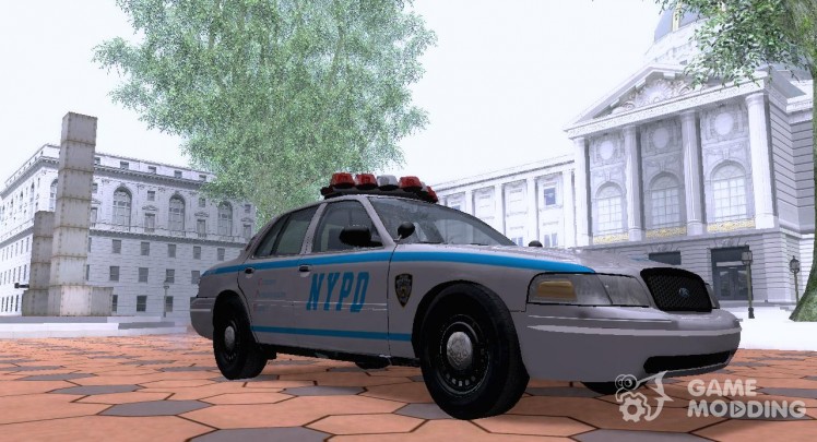 Ford Crown Victoria 2003 NYPD White