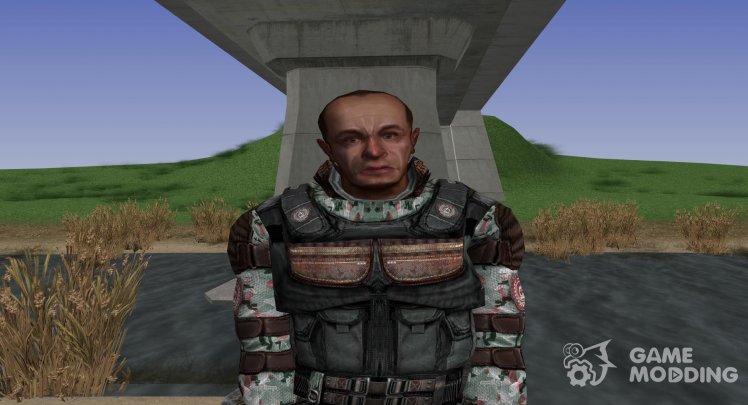 A member of the IIG with a unique appearance of S. T. A. L. K. E. R V. 3