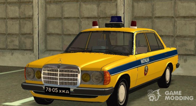 Mercedes-Benz W123-240D Policía de la URSS