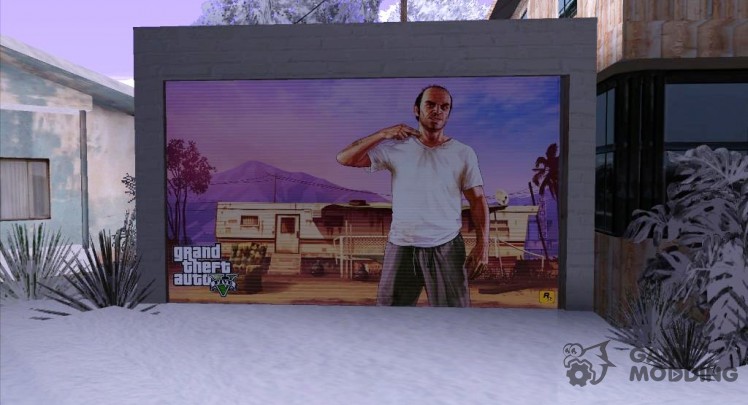 Garage door texture GTA V Trevor