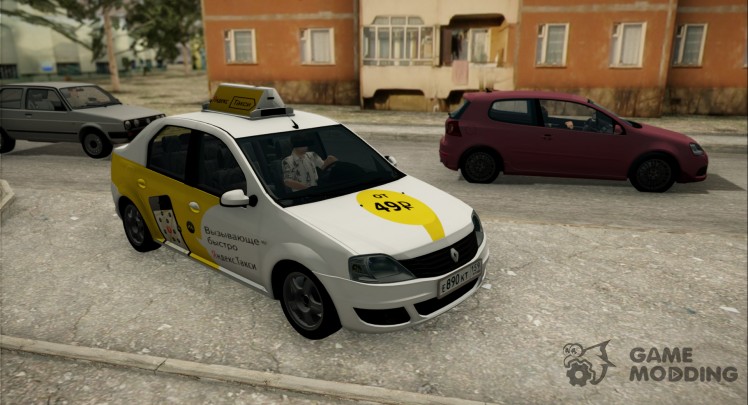 Renault Logan Yandex Taxi