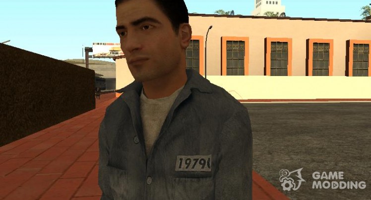 Вито в тюремной робе из Mafia II