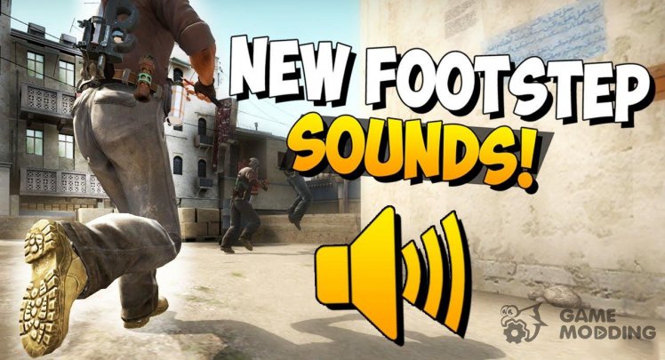 The sound of footsteps from CS:GO