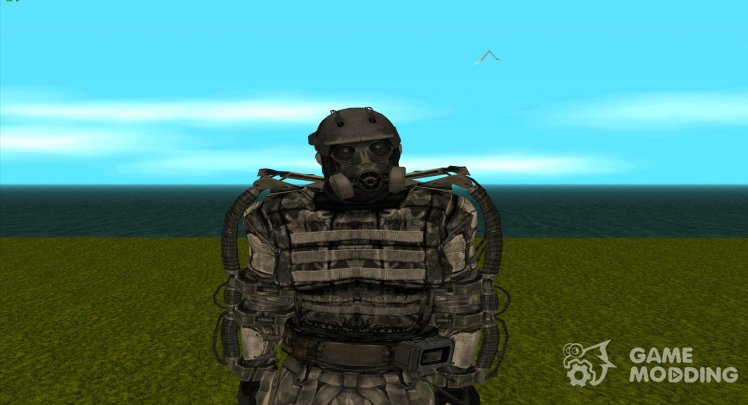 A member of the X7 group in an exoskeleton from S.T.A.L.K.E.R