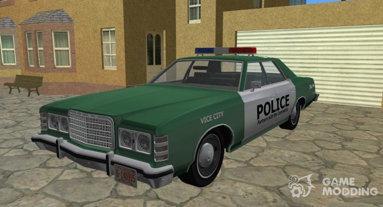 Ford Custom 500 (4-door) 1975 Police