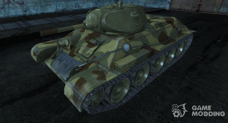 Piel para t-34. tanque 63 brigada.