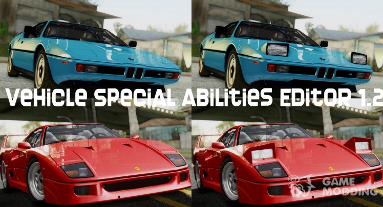 Vehicle Special Abilities Editor 1.2