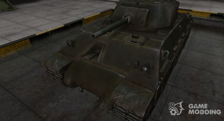 Emery cloth for American tank T14