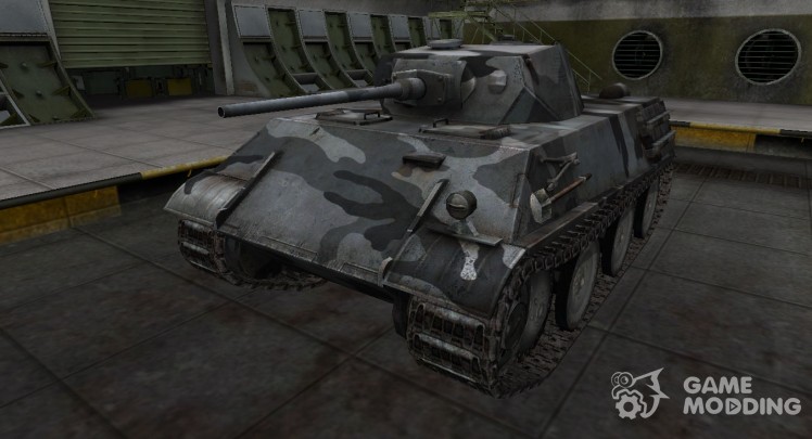 Emery cloth for German tank VK 28.01