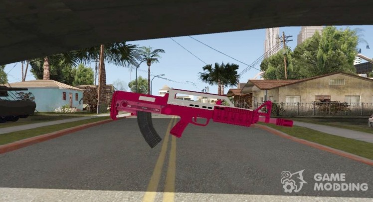 Bullpup Rifle GTA V Pink