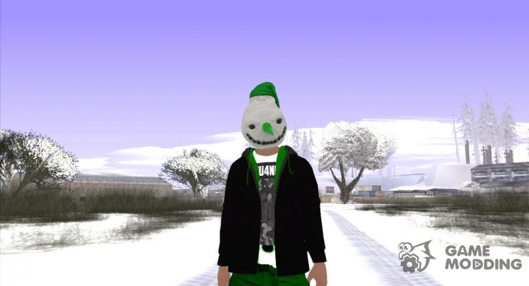 Skin de GTA V Online el Muñeco de nieve