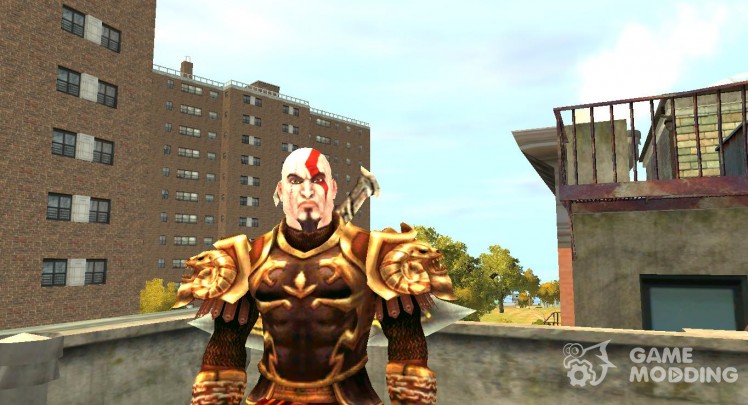 Kratos in armour of God
