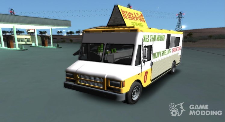 Download Dodge Bus Escolar (Hotdog) for GTA San Andreas