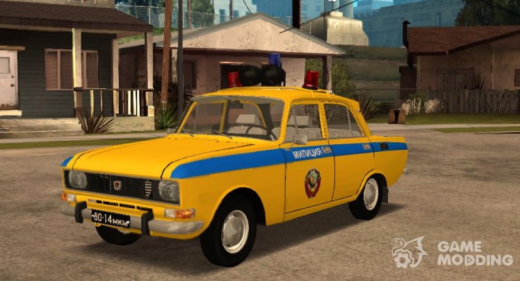 AZLK 2140 Police traffic police 1977