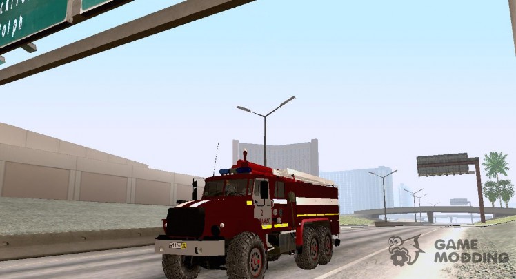 Ural 43206 firefighter