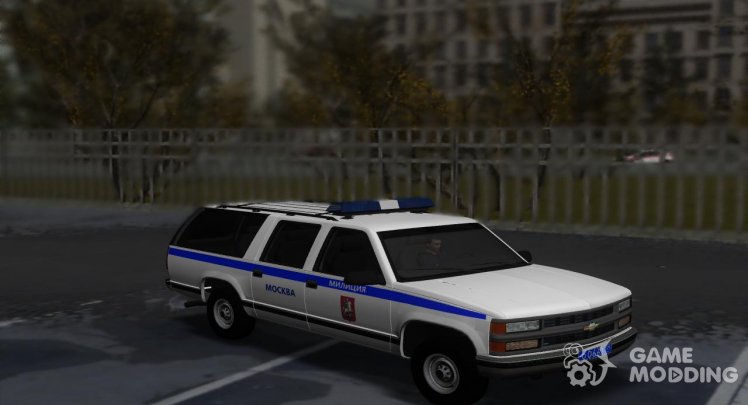 Chevrolet Suburban GMT400 1998, the Police of Moscow