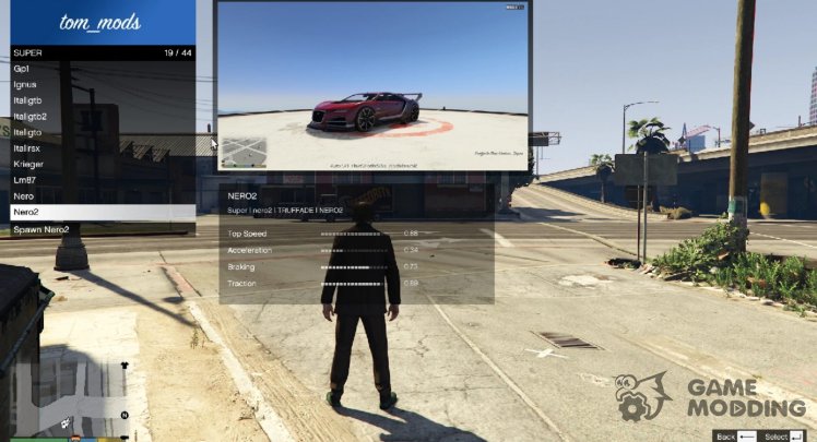 Car Spawner Menu 2.0