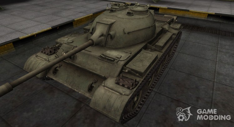 Emery cloth to the Chinese WZ-131 tank
