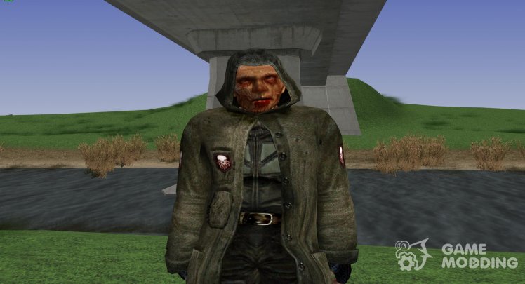 A member of the group Dark stalkers from S. T. A. L. K. E. R V. 18