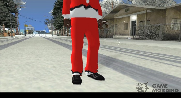 Красные штаны Санта Клауса