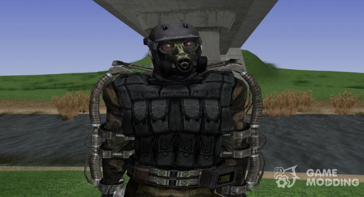 A member of the group Enlightenment in the exoskeleton of S. T. A. L. K. E. R