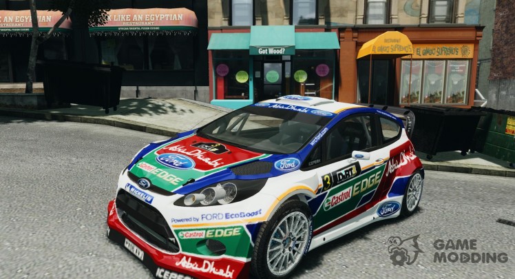 El Ford Fiesta RS WRC