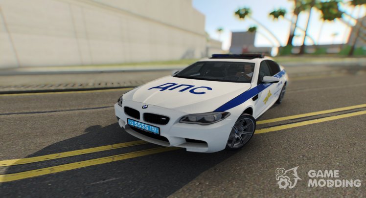 BMW m5 F10 consejo de seguridad de la polica de trfico de la policía de tráfico