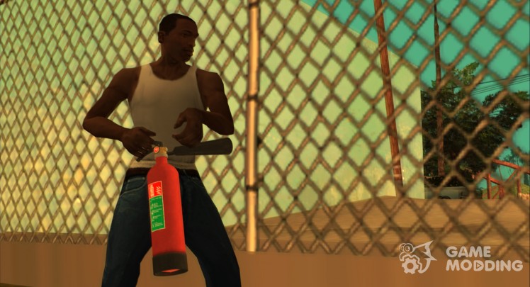 fire extinguisher cheat in gta san andreas