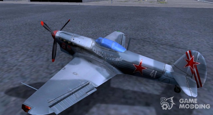 The yak-9 in livery Sevastopol