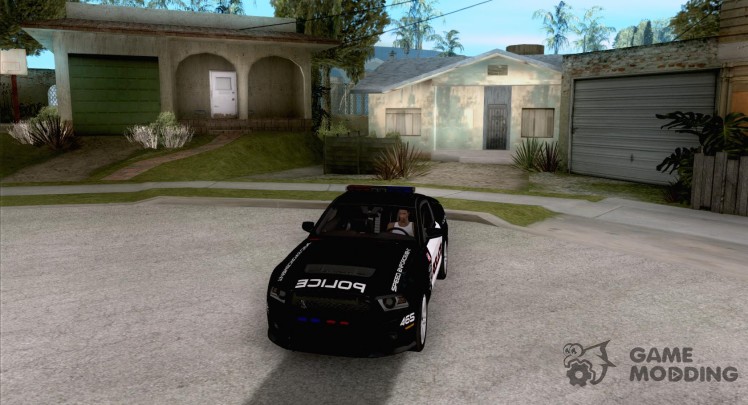 Policía de Shelby GT500 2010