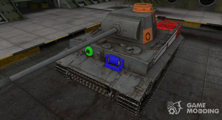 High-quality skin for PzKpfw VI Tiger