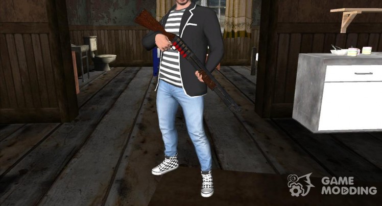 Skin GTA V Online in HD in jeans