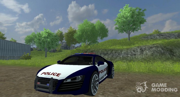 Audi R8 Police car