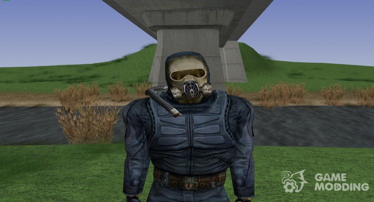 A member of the group the guardians of the Zone from S. T. A. L. K. E. R V. 5