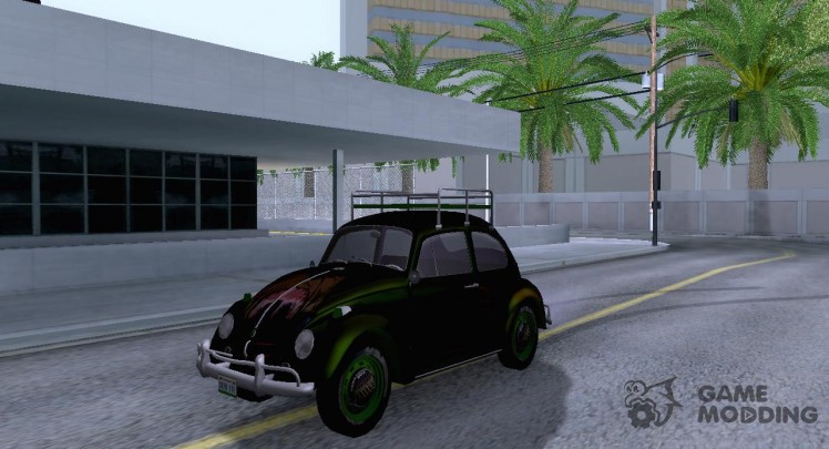 VW escarabajo en el estilo de hulk