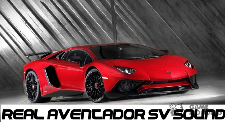 Real Aventador SV Sound