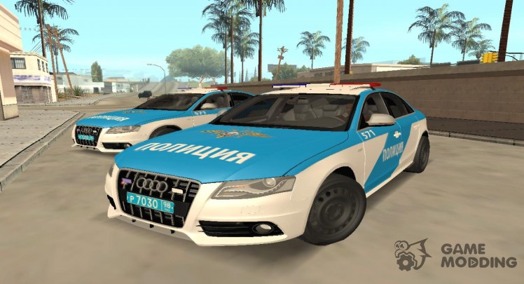 Audi A6 de la polica de san petersburgo