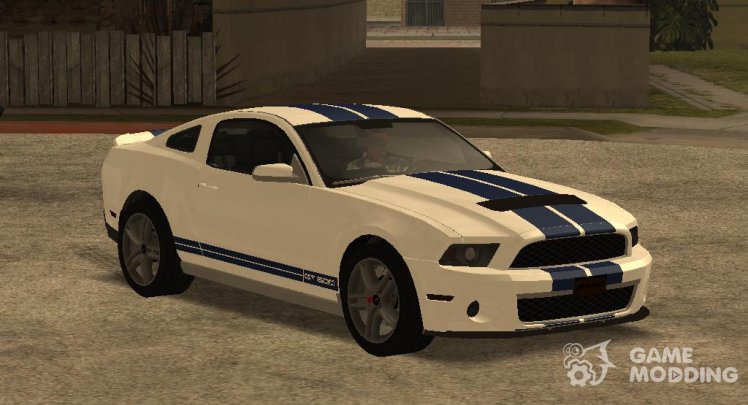 Ford Mustang Shelby GT500 2014 (Low Poly)