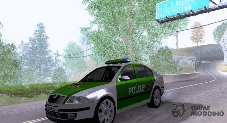 Skoda Octavia немецкая полиция