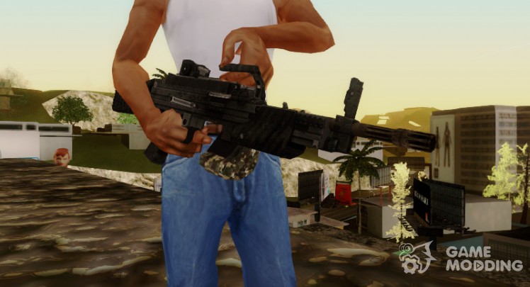 Minigun (HD) para GTA San Andreas