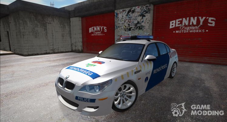 BMW M5 (E60) policía Húngara