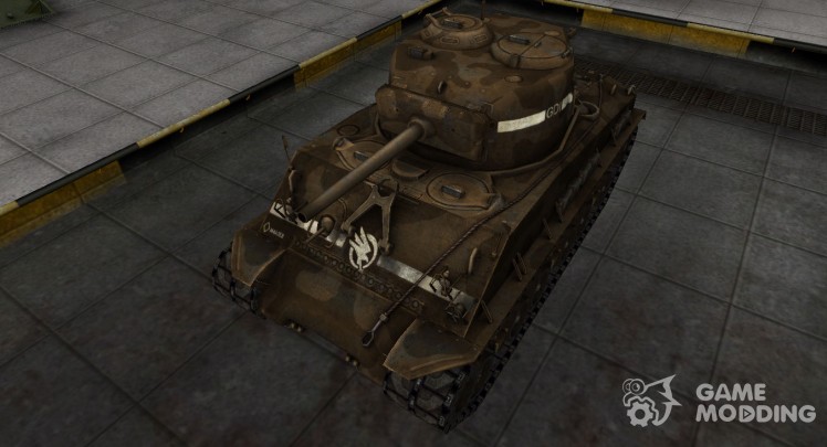 El skin al estilo de C&C GDI para el M4A2E4 Sherman