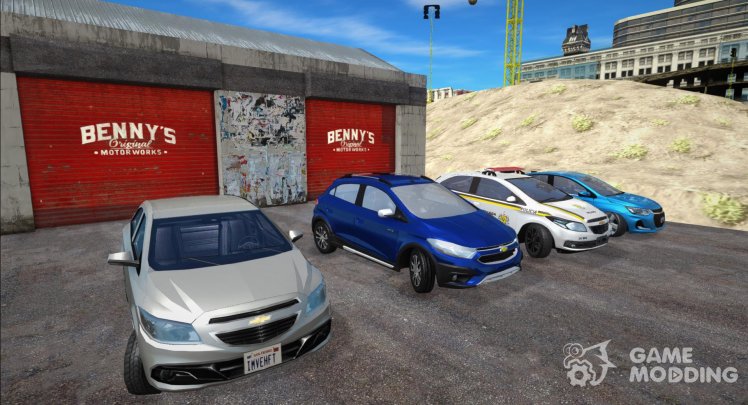 Pack of Chevrolet Onix cars