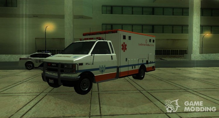 Una ambulancia de GTA 5