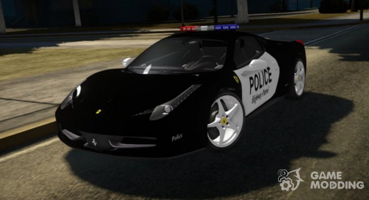 2015 Феррари 458 Италиа - Полицейский Автомобиль