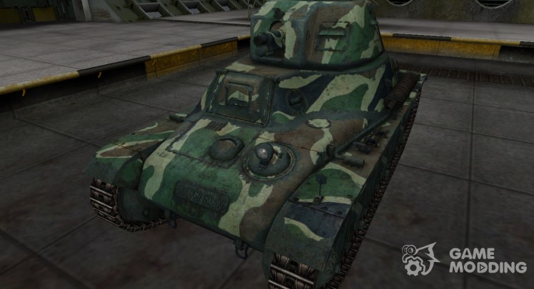 Skin with a camouflage for the Hotchkiss H35