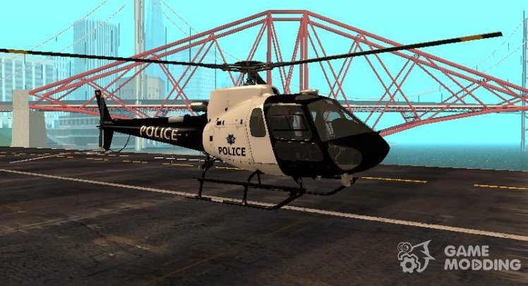 Helicóptero Police Maverick GTA San Andreas